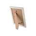 Photo frame Home ESPRIT White Natural Crystal polystyrene Scandinavian 24,6 x 2 x 29,6 cm (2 Units) - Декорация и