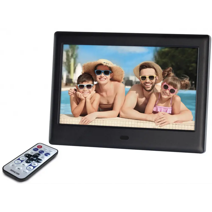 Photo frame Sencor SDF 782 BK - Фоторамки<<<Дом и градина<<<TechMart&&&Дигитални фоторамки<<<Дом и градина<<<Technopolis
