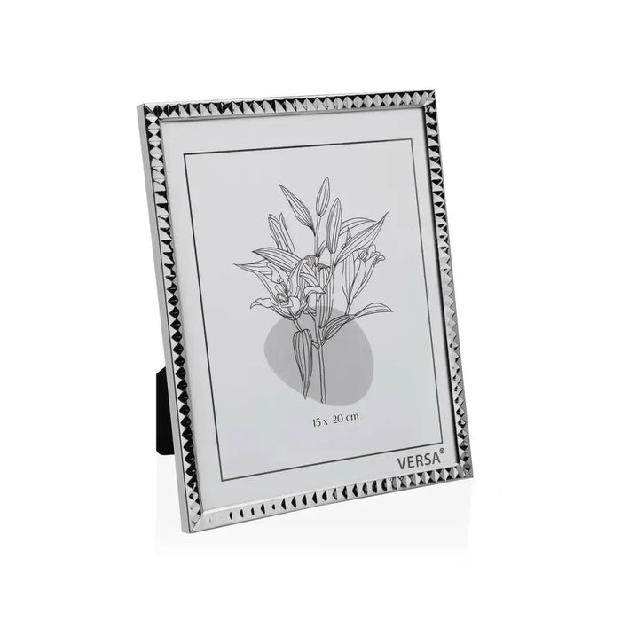 Photo frame Versa Silver Metal Minimalist 1 x 20,5 x 15,5 cm - Декорация и Осветление<<<Дом Градина<<<BigBuy&&&Рамки за