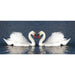 PHOTO WALLPAPER HORIZONTAL 202X90 CM. 1Ch. SWANS - Фототапети<<<Тапети и фототапети<<<Мебели и