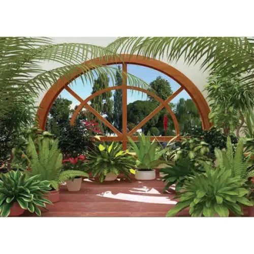 PHOTO WALLPAPER STANDARD 360X254 CM. 4 H. WINTER GARDEN - Фототапети<<<Тапети и фототапети<<<Мебели и
