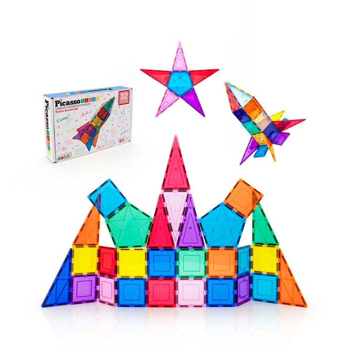 Picasso STEAM Magnetic constructor Rocket 32 pieces