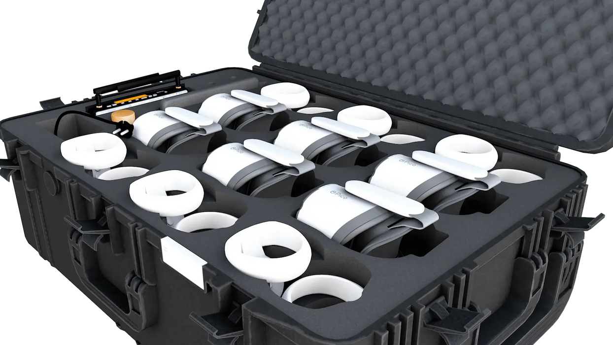 VR Expert Set 6 pcs. PICO Neo 3 VR glasses, case, router, tablet and accessories