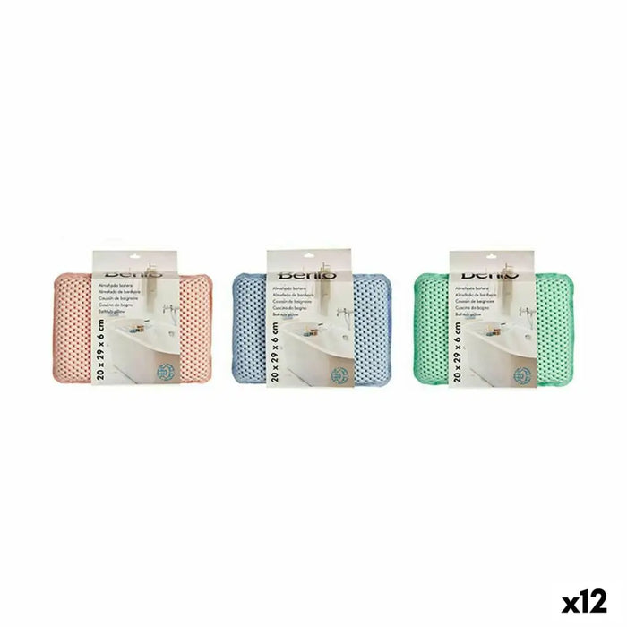 Pillow Berilo Light Green 100 % PVC 20 x 6 x 29 cm Bathtub (12 Units) - Баня<<<Дом Градина<<<BigBuy&&&Аксесоари и