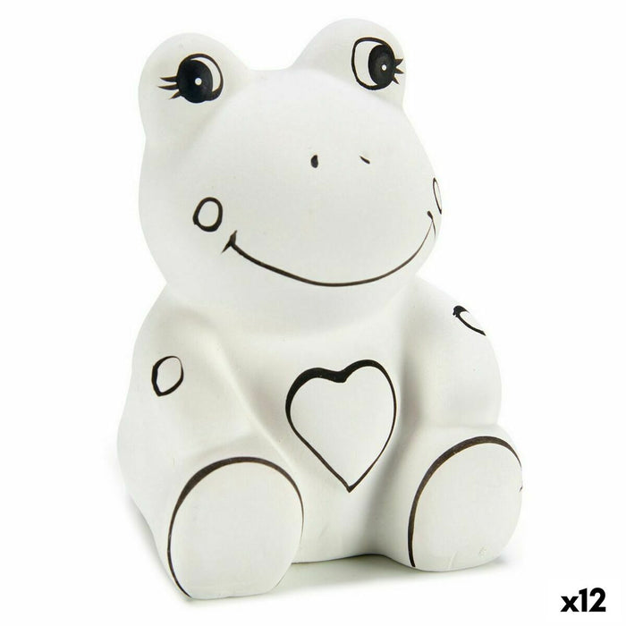 Money box Pincello Ceramic Frog 9 x 12 x 9 cm (12 Units)