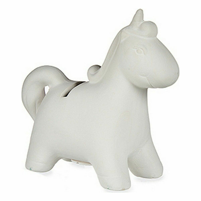 Paint Your Own Money Box Pincello Ceramic Unicorn 6,4 x 13 x 14 cm 14 x 13 x 6 cm 14 x 13 x 6,5 cm 13 x 12,7 x 6 cm (12 Units)