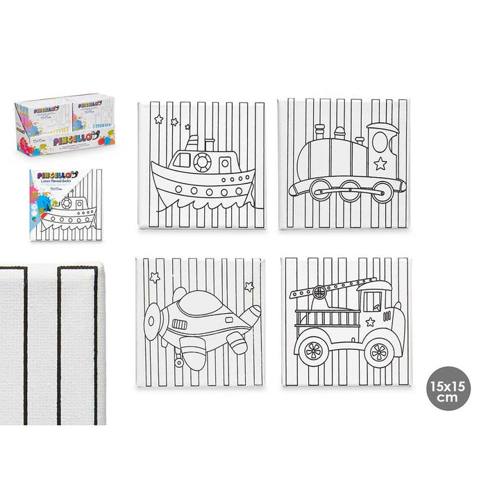 Canvas Pincello Wood Cloth 12 Units