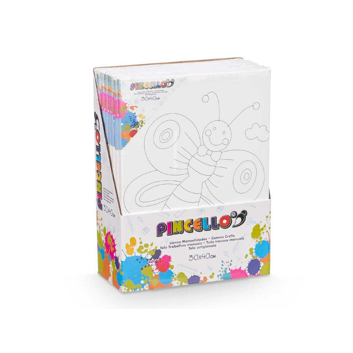 Canvas Pincello Wood Cloth 8 Units