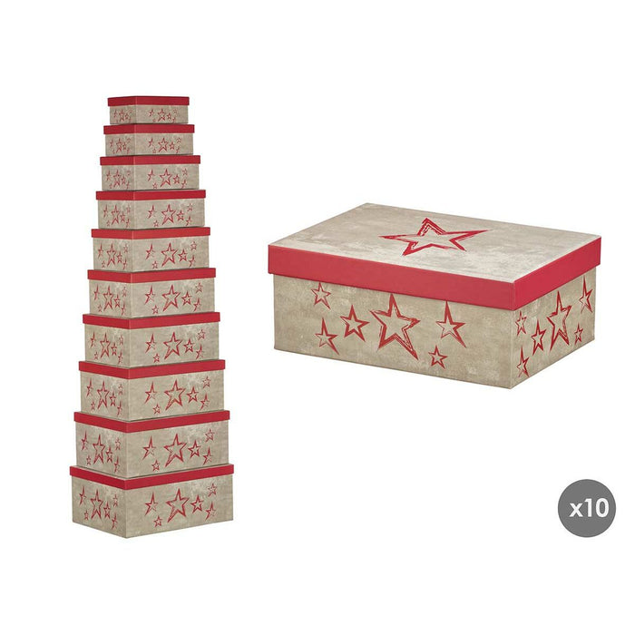 Decorative box Pincello Pink Cardboard (2 Units)