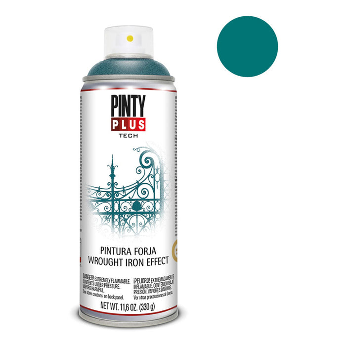 SPRAY 2B1 WROUGHT IRON EFFECT GREEN 400 ML PINTY PLUS