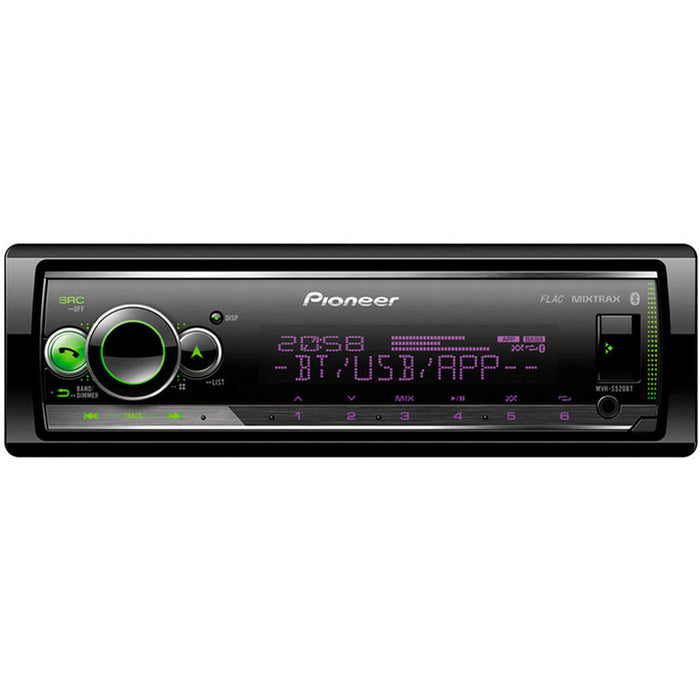 Auto Receiver PIONEER MVH-S520BT BLUETOOTH, 4 X 50 W, USB