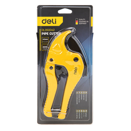 Pipe cutter 42mm Deli Tools EDL350042 (yellow) - Cutting tools<<<Tools<<<InnproXML