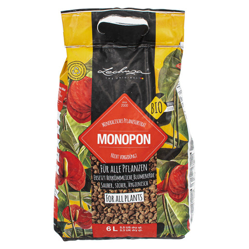 PLANT SUBSTRATE MONOPON 6L LECHUZA - Почви<<<Торове почви и тревни смески<<<Градина<<<Praktiker
