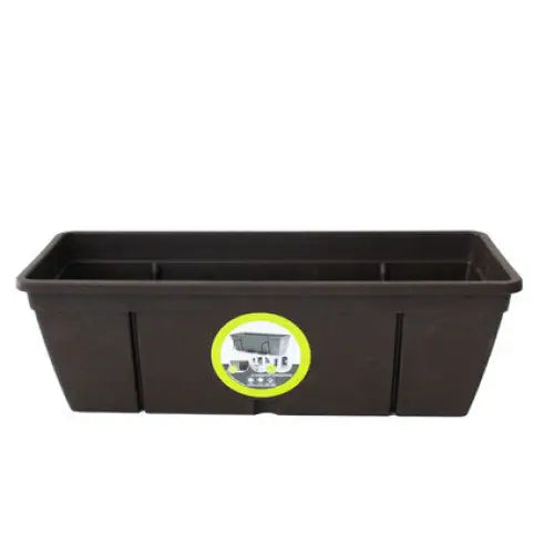 PLASTIC BOX 50CM WITH HOOKS AND DRAINAGE ANVERSA - Сандъци<<<Саксии кашпи и
