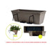 PLASTIC BOX 50CM WITH HOOKS AND DRAINAGE ANVERSA - Сандъци<<<Саксии кашпи и цветарници<<<Градина<<<Praktiker