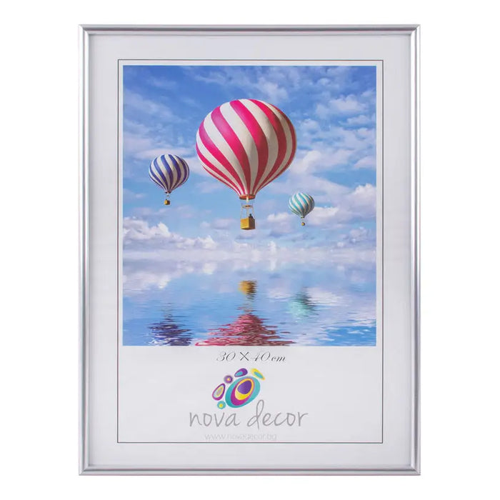 PLASTIC PHOTO FRAME 30X40 CM. THE SILVER BRIST - Рамки и клипс<<<Декорации<<<Мебели и интериор<<<Praktiker