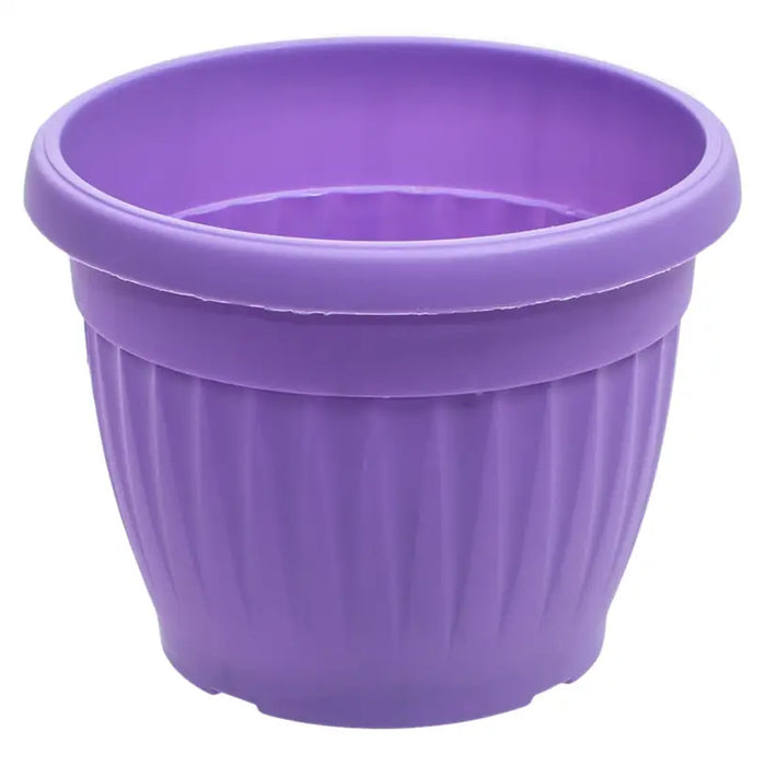 PLASTIC POT F14CM RIB - Саксии<<<Саксии кашпи и цветарници<<<Градина<<<Praktiker&&&Саксии<<<Саксии кашпи и