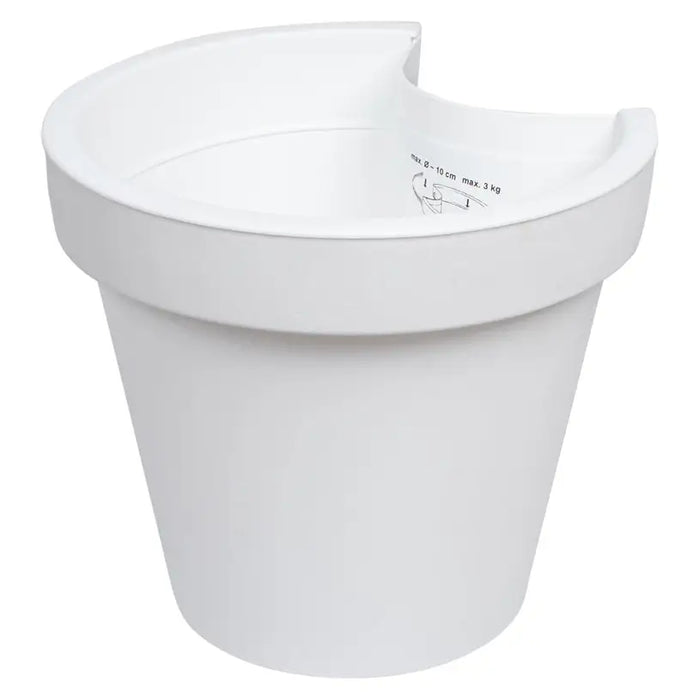 PLASTIC POT Φ23.5CM FOR DRAIN PIPE - Саксии<<<Саксии кашпи и цветарници<<<Градина<<<Praktiker