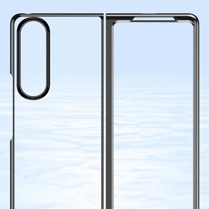 Plating Case for Samsung Galaxy Z Fold 4 cover with a metallic frame pink - Cell phone cases and covers<<<HurtelXML