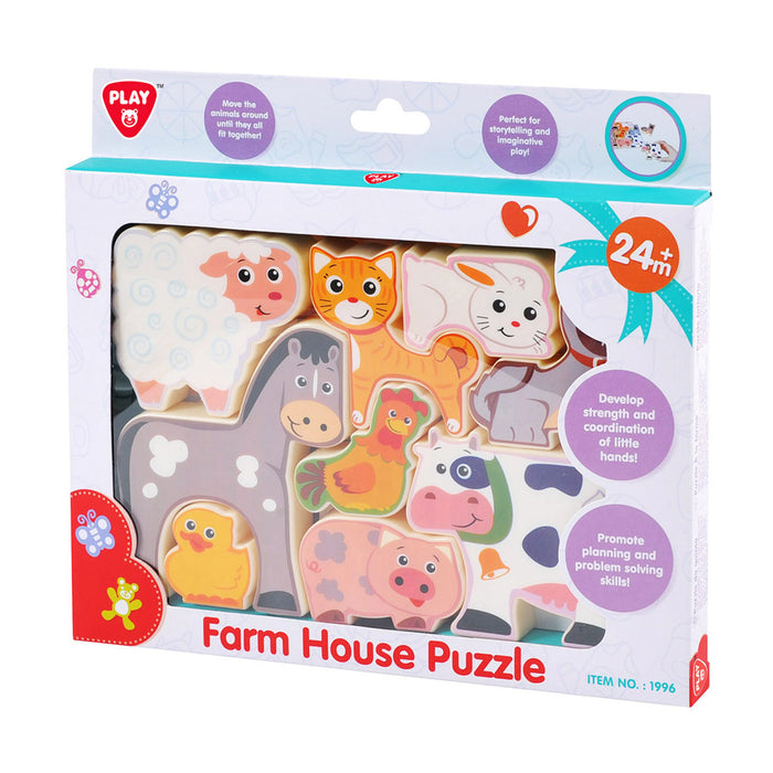 PLAYGO Puzzle Farm Animals