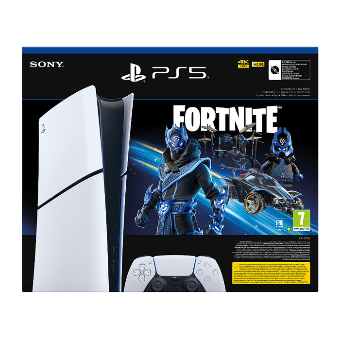 Console PlayStation 5 (Slim) Digital Edition + Fortnite® Cobalt Star