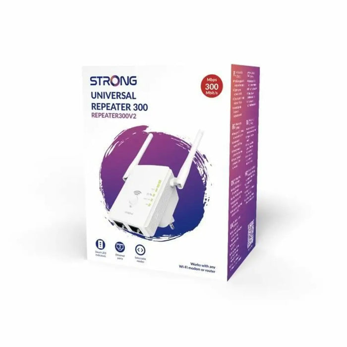 PLC Adapter STRONG Powerline Wi-Fi 600 Triple - Компютър Мрежи и компоненти<<<Компютри| Електроника<<<BigBuy&&&Home