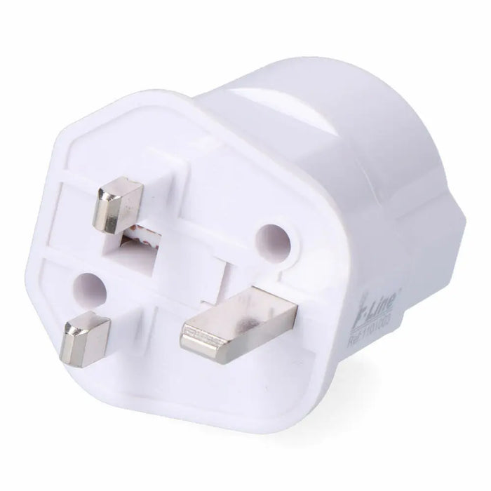 Plug Adapter F-line White 230 V - Сигурност Удома<<<Дом Градина<<<BigBuy&&&Смарт щепсели<<<Сигурност Удома<<<Дом
