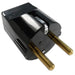 PLUG BLACK STEINBERGER - Щепсели и куплунги<<<Електроматериали<<<Praktiker&&&Щепсели и