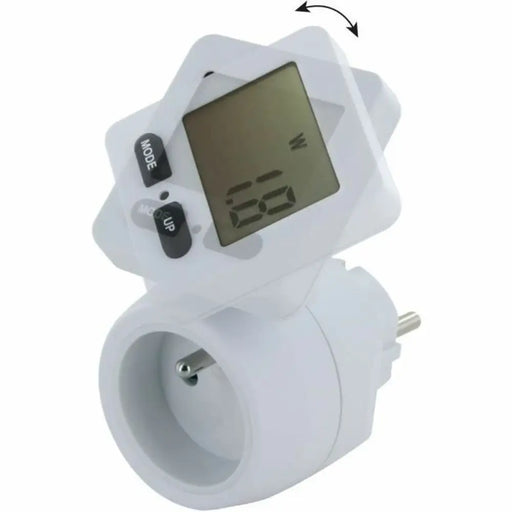 Plug with consumption meter Chacon 54351 White - Сигурност Удома<<<Дом Градина<<<BigBuy&&&Смарт щепсели<<<Сигурност