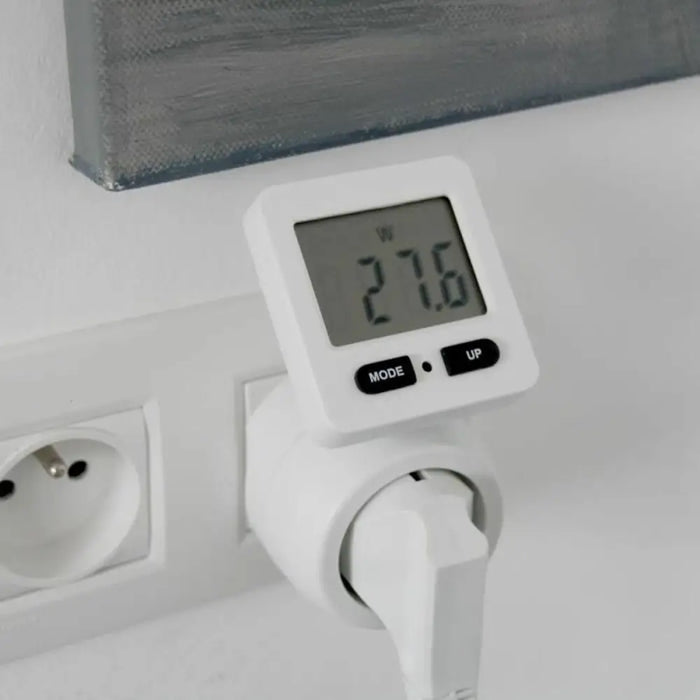 Plug with consumption meter Chacon 54351 White - Сигурност Удома<<<Дом Градина<<<BigBuy&&&Смарт щепсели<<<Сигурност