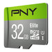 PNY Elite 32 GB MicroSDHC Class 10 - SecureDigital flash memoriesPAM-SDG<<<Memory devicesPAM<<<ActionPL