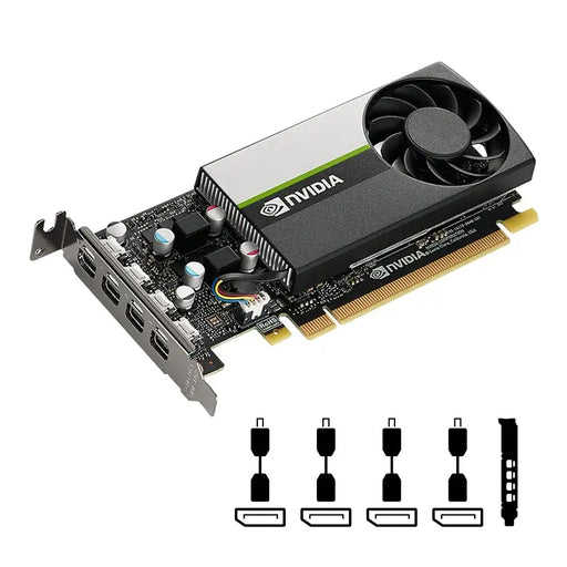 PNY Nvidia T1000 4GB GDDR6 LP - Видео карти Quadro<<<PNY компоненти за компютри<<<PNY<<<PolyComp&&&Видео