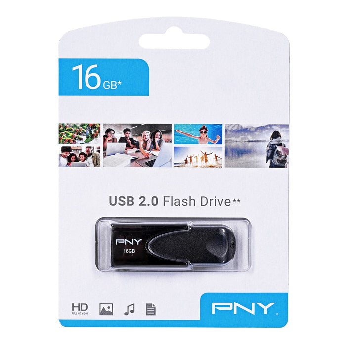 PNY Attaché 4 2.0 16GB USB flash drive USB Type-A Black