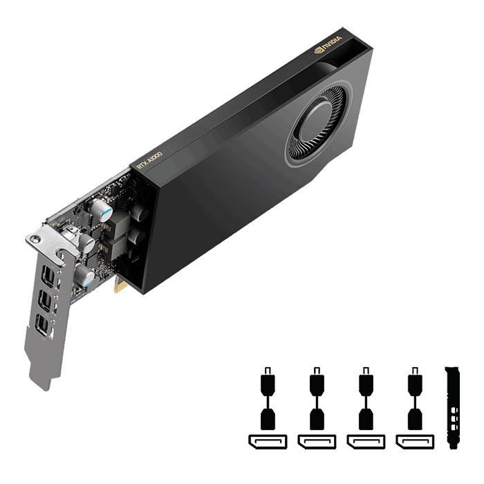 Video card PNY VCNRTXA400ATX-PB