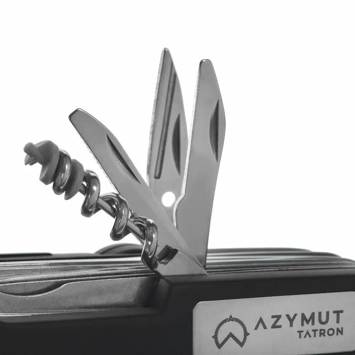 Pocket knife AZYMUT Tatron - 25 tools + belt pouch (HK20017BL) - Knives penknives
