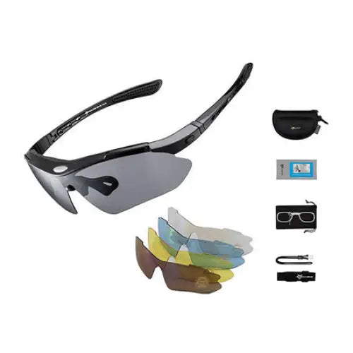 Polarized cycling glasses Rockbros 10003 (black) - Glasses<<<Bicycle accessories<<<Sport<<<InnproXML&&&Sport