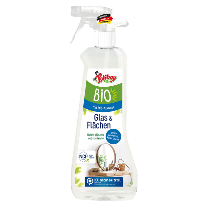 BIO PREPARATION FOR GLASSES WITH ALCOHOL 500 ML POLIBOY