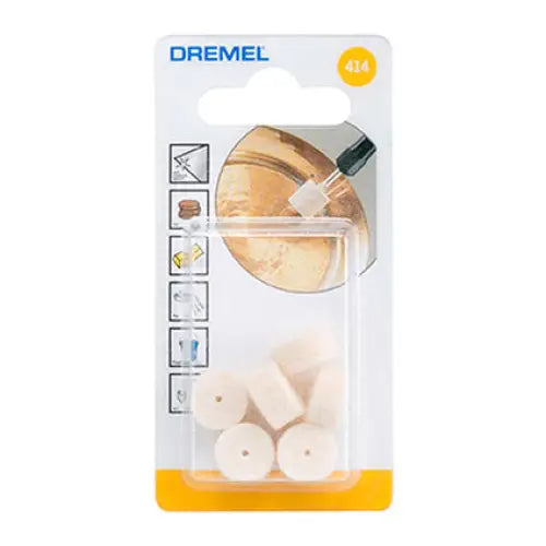 POLISHING FELT 6 PCS. DREMEL - Шкурки за машинно шлайфане<<<Консумативи за електроинструменти<<<Инструменти и