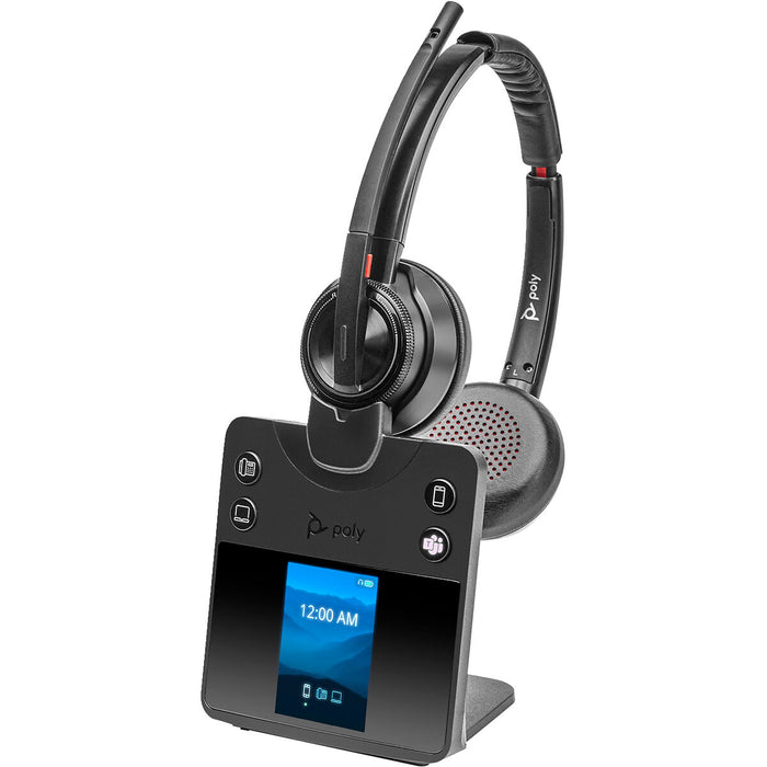 HP Poly Savi 8420 Office Stereo Microsoft Teams Certified DECT 1880-1900 MHz Headset-EURO