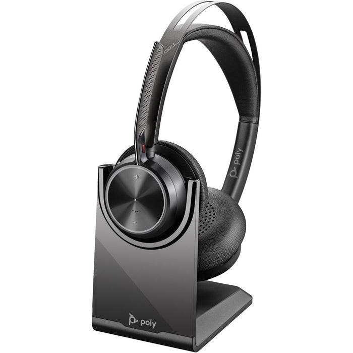HP Poly Voyager Focus 2 USB-C BT Headset +USB-C/A Adapter +Charging Stand SmartBuy