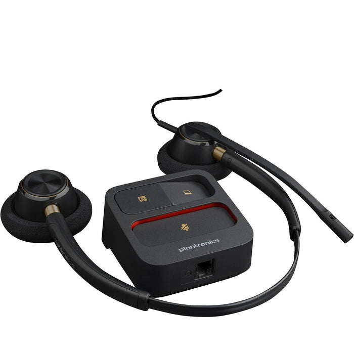 Headphones with Microphone Poly 783P7AA#ABB Black