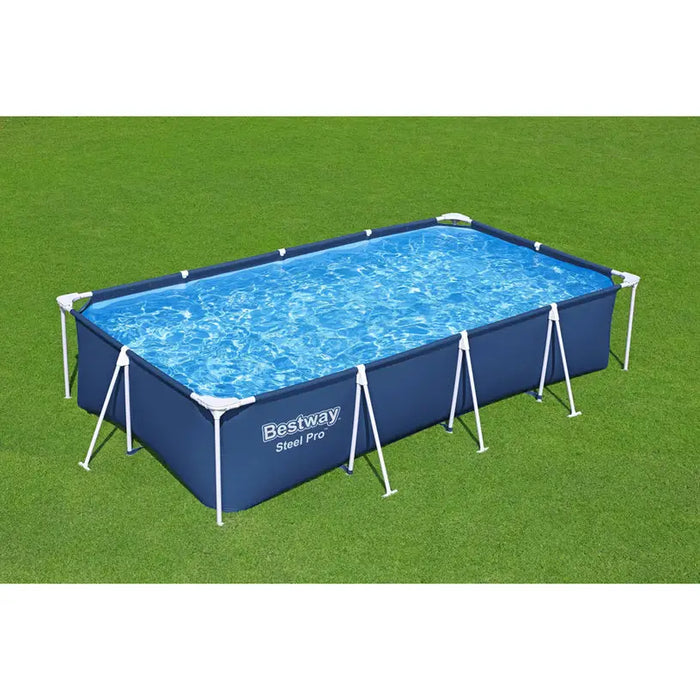 POOL 400X211X81CM BESTWAY 56424 - Басейни с рамка<<<Басейни плажни артикули и оборудване<<<Градина<<<Praktiker