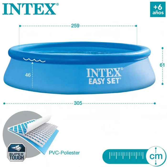 POOL F305X61CM INTEX 28118NP - Надуваеми басейни<<<Басейни плажни артикули и оборудване<<<Градина<<<Praktiker
