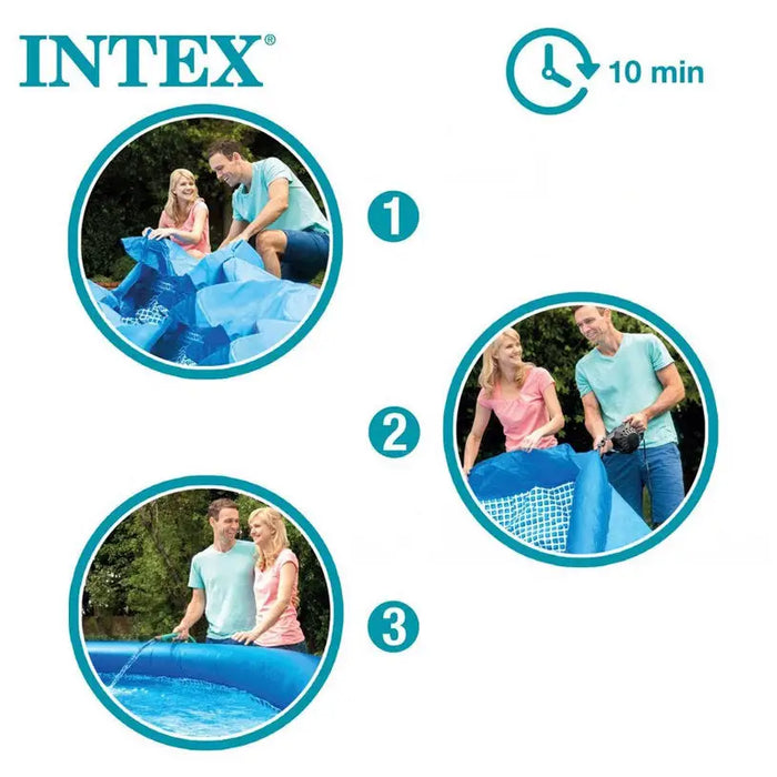 POOL F305X61CM INTEX 28118NP - Надуваеми басейни<<<Басейни плажни артикули и оборудване<<<Градина<<<Praktiker
