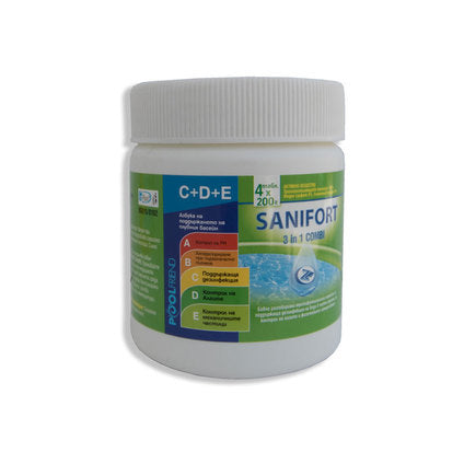 3 IN 1 POOL FRIEND SANIFORT POOL ALGAE CONTROL TABLETS