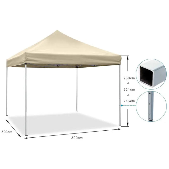 POP-UP PAVILION 300X300X280CM GARDEN STAR HD-11145 - Шатри<<<Чадъри сенници и шатри<<<Градина<<<Praktiker