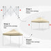 POP-UP PAVILION 300X300X280CM GARDEN STAR HD-11145 - Шатри<<<Чадъри сенници и шатри<<<Градина<<<Praktiker