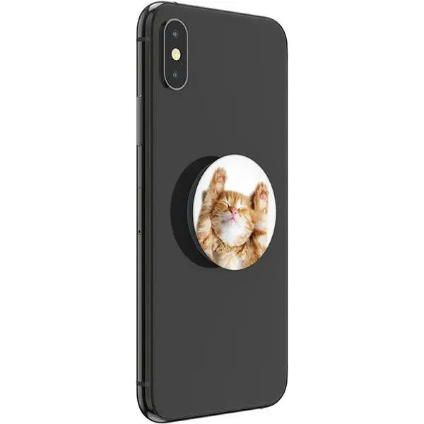 Popsockets 2 Snoozy Cat Holder and Phone Stand - Cell phone holders<<<HurtelXML