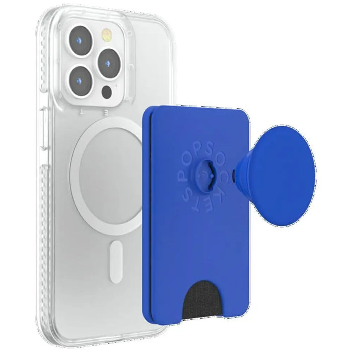 Popsockets PopWallet+ PopGrip PW+ MS MagSafe Wallet Phone Holder and Stand - Blue - Cell phone holders<<<HurtelXML