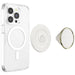 Popsockets Round Luxe Coconut Creme Enamel MagSafe Holder and Phone Stand - Cell phone holders<<<HurtelXML